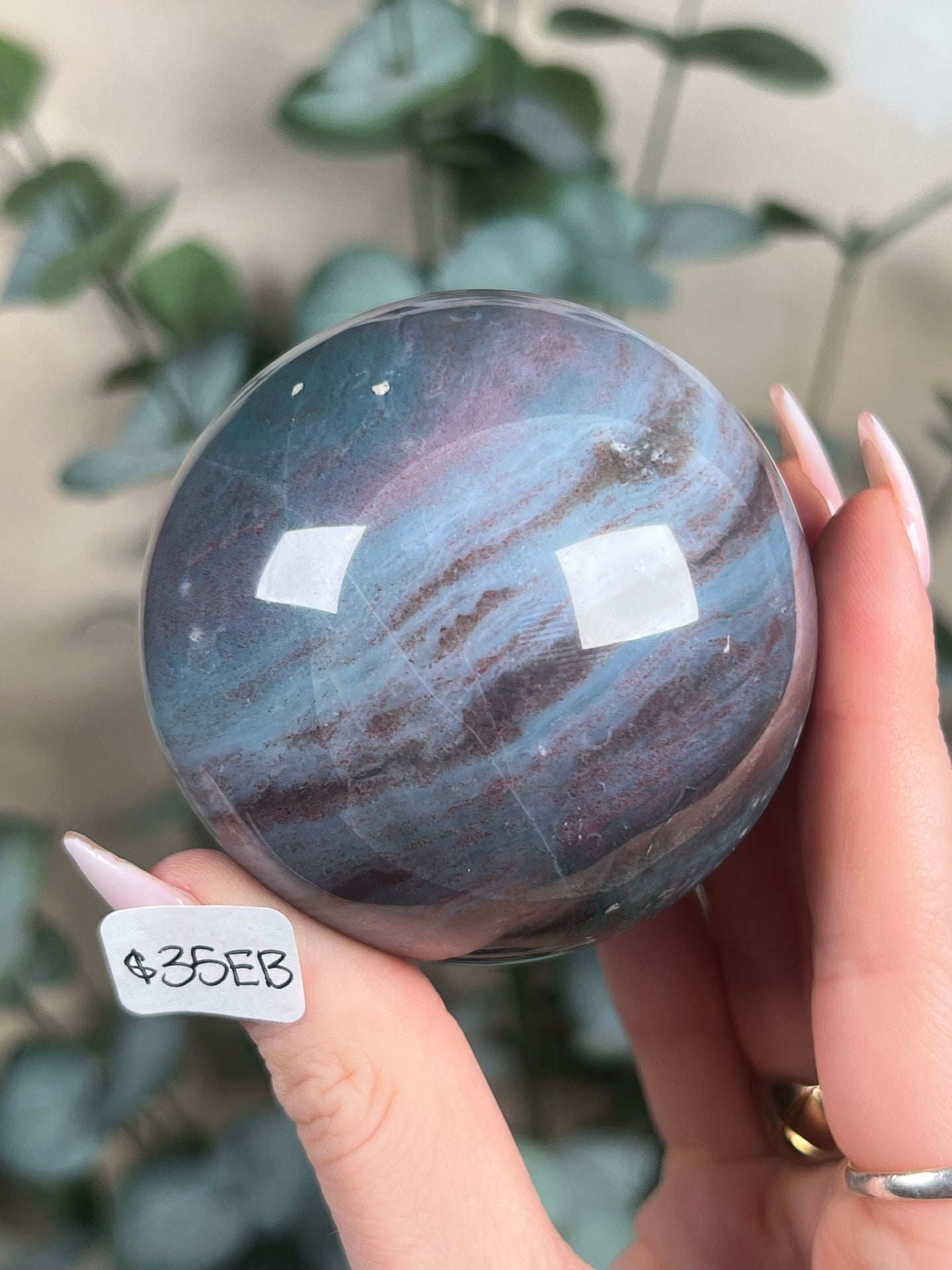 Sea Jasper Spheres (32-35, 3 options)